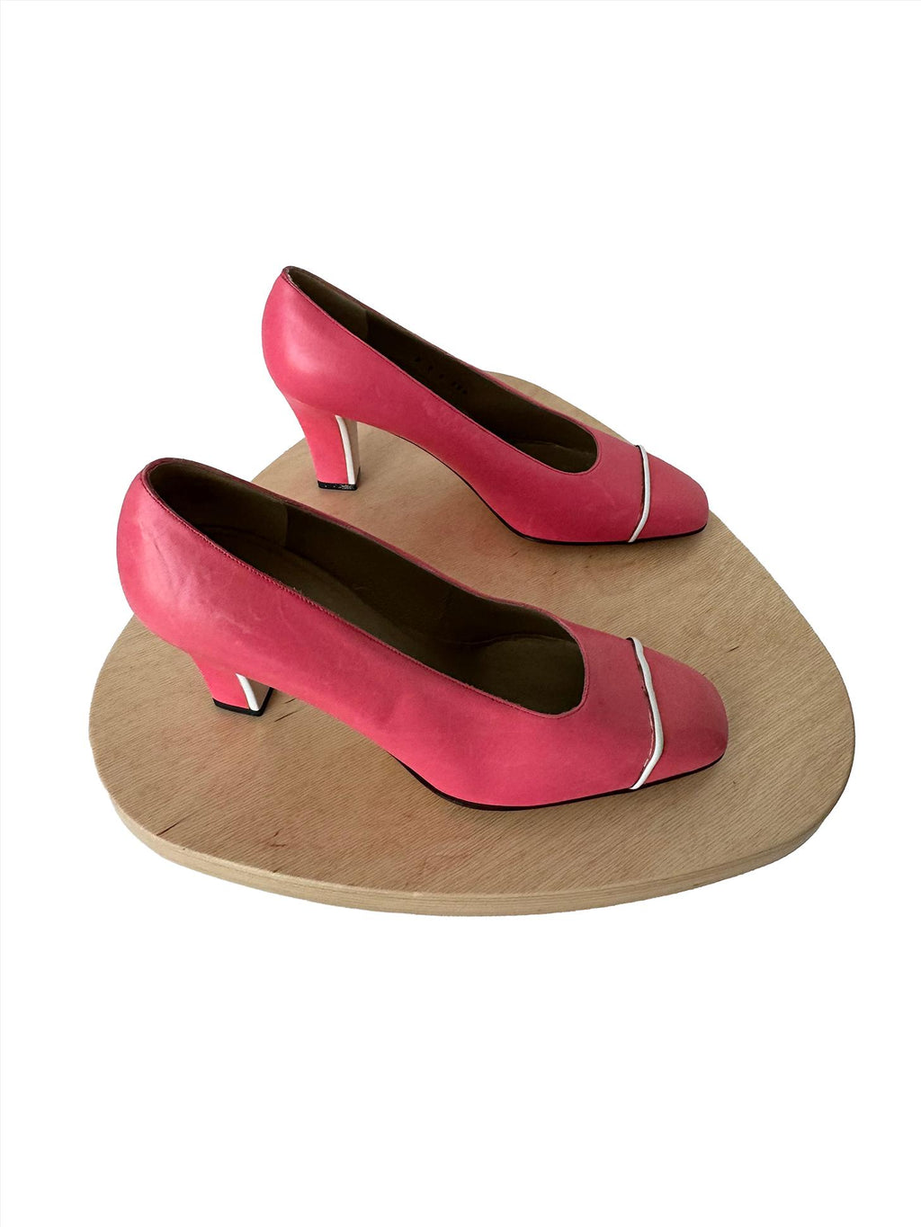 St. John Pink Leather Pumps