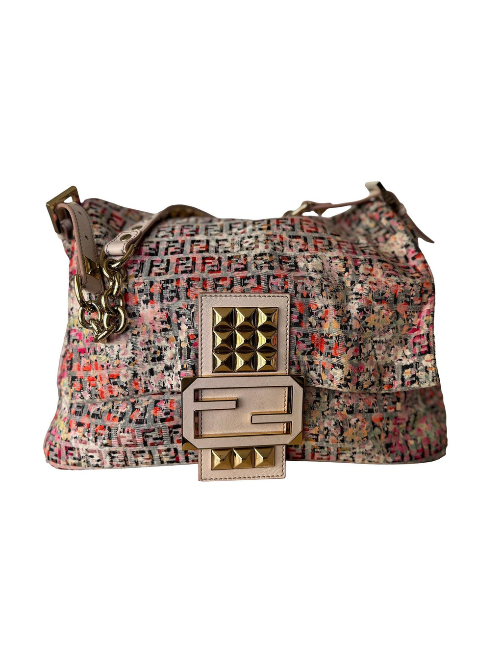 Fendi Floral Zucchino Mamma Forever Bag