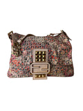 Fendi Floral Zucchino Mamma Forever Bag