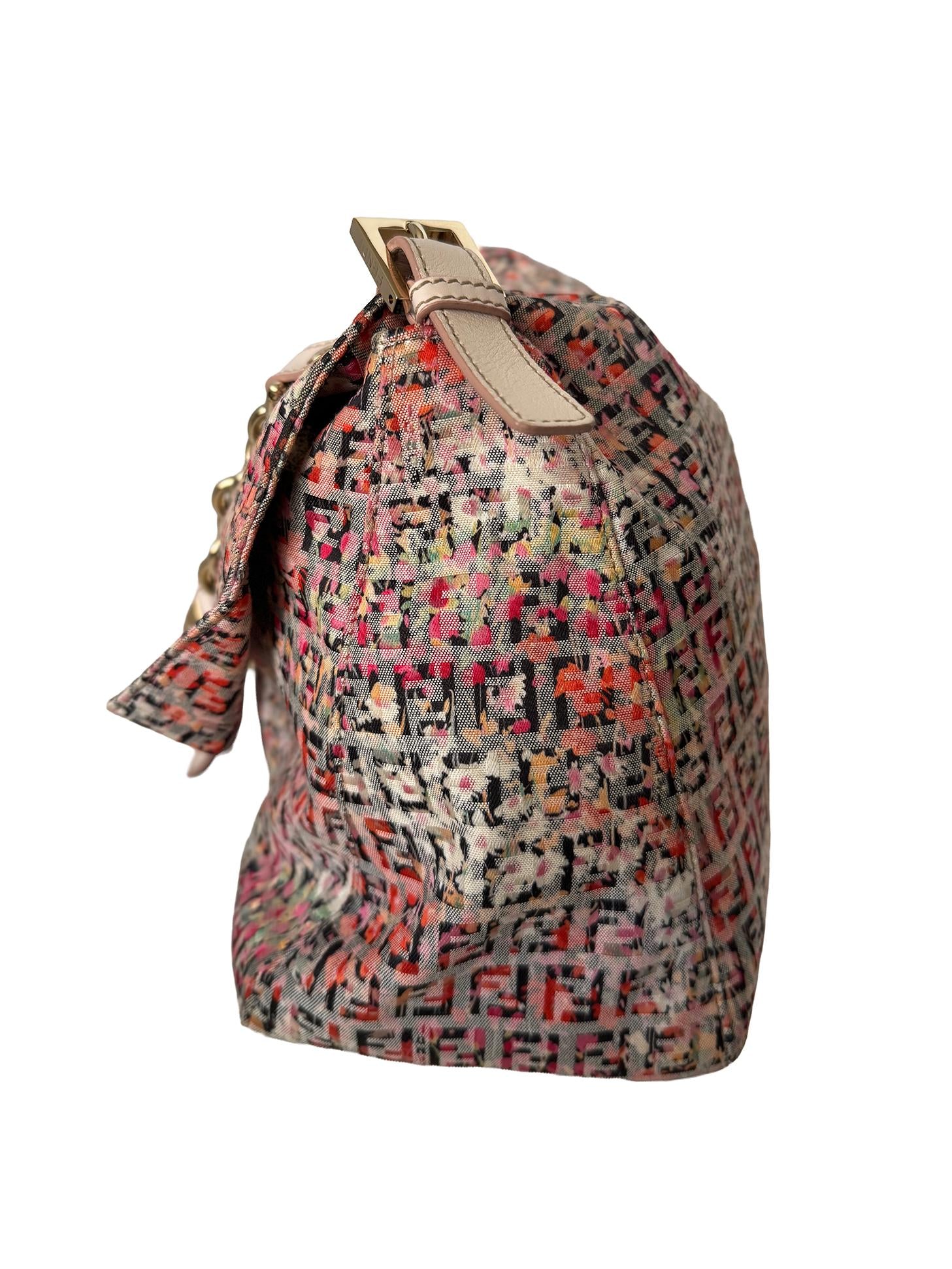 Fendi Floral Zucchino Mamma Forever Bag