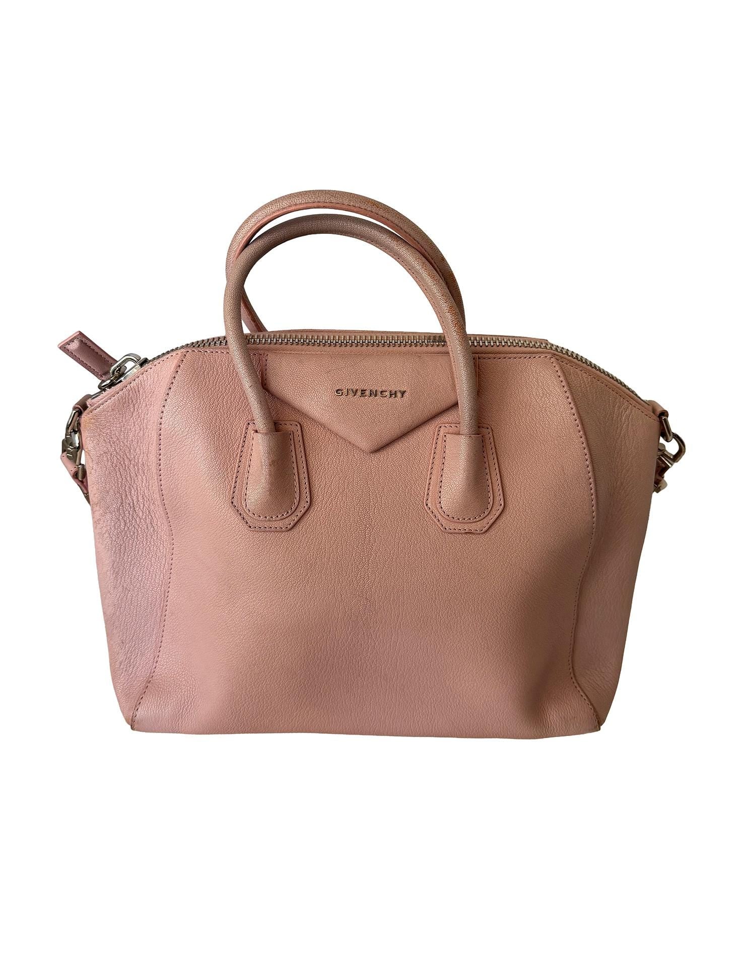 Givenchy Pink Antigona Leather Bag Medium