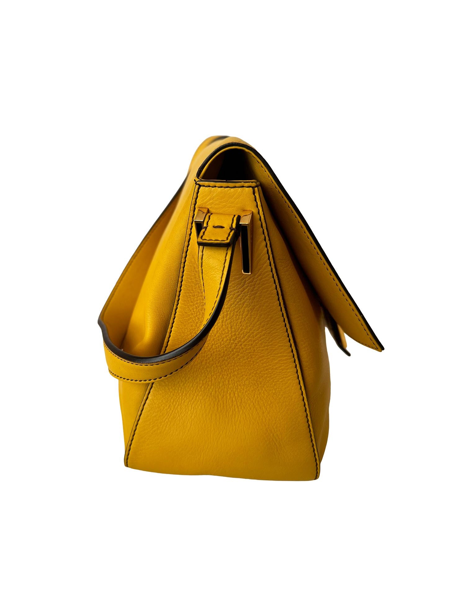 Fendi Mamma Forever Shoulder Bag, Yellow