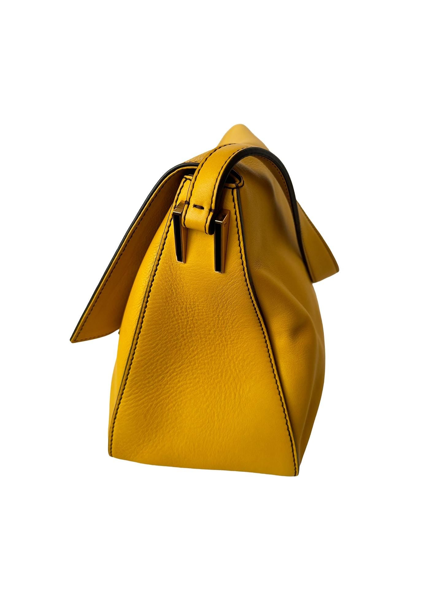 Fendi Mamma Forever Shoulder Bag, Yellow