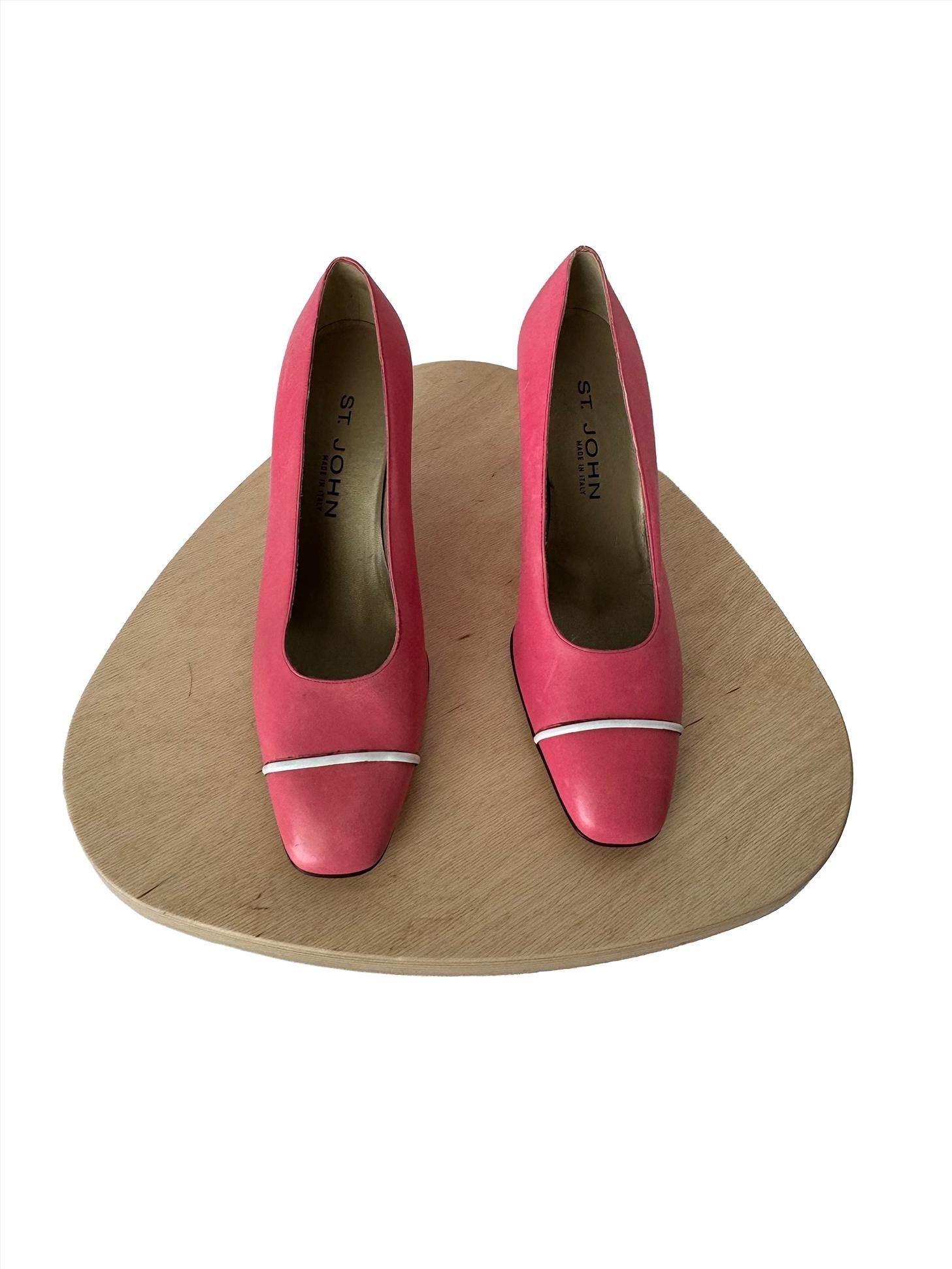 St. John Pink Leather Pumps