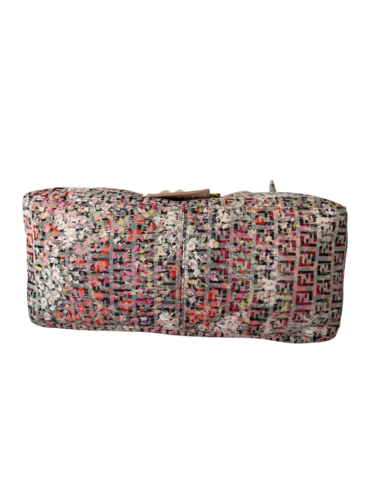 Fendi Floral Zucchino Mamma Forever Bag