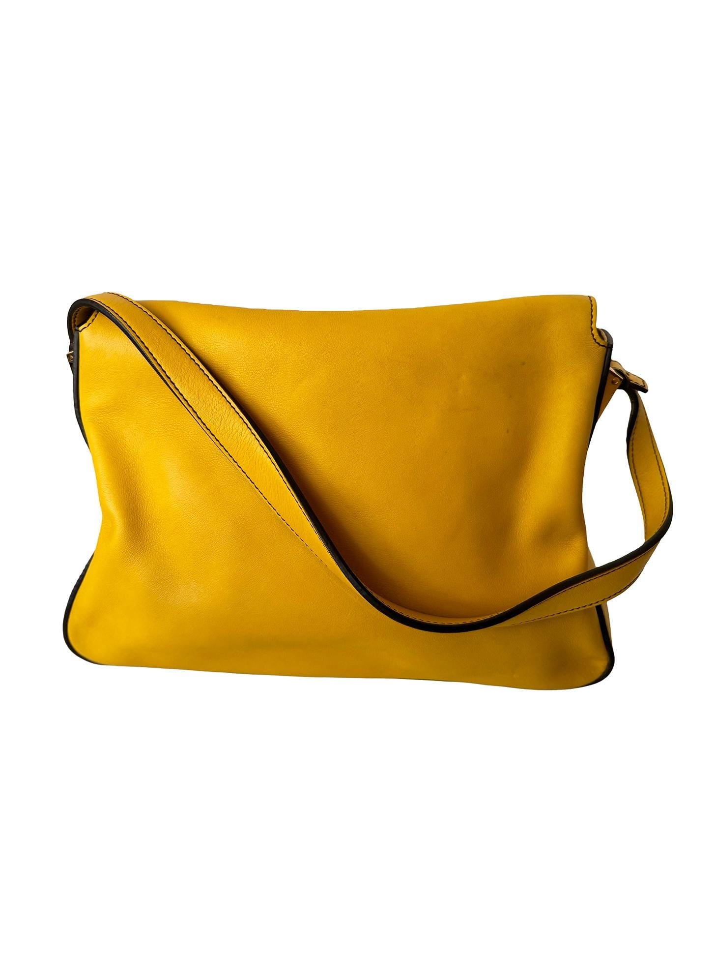 Fendi Mamma Forever Shoulder Bag, Yellow