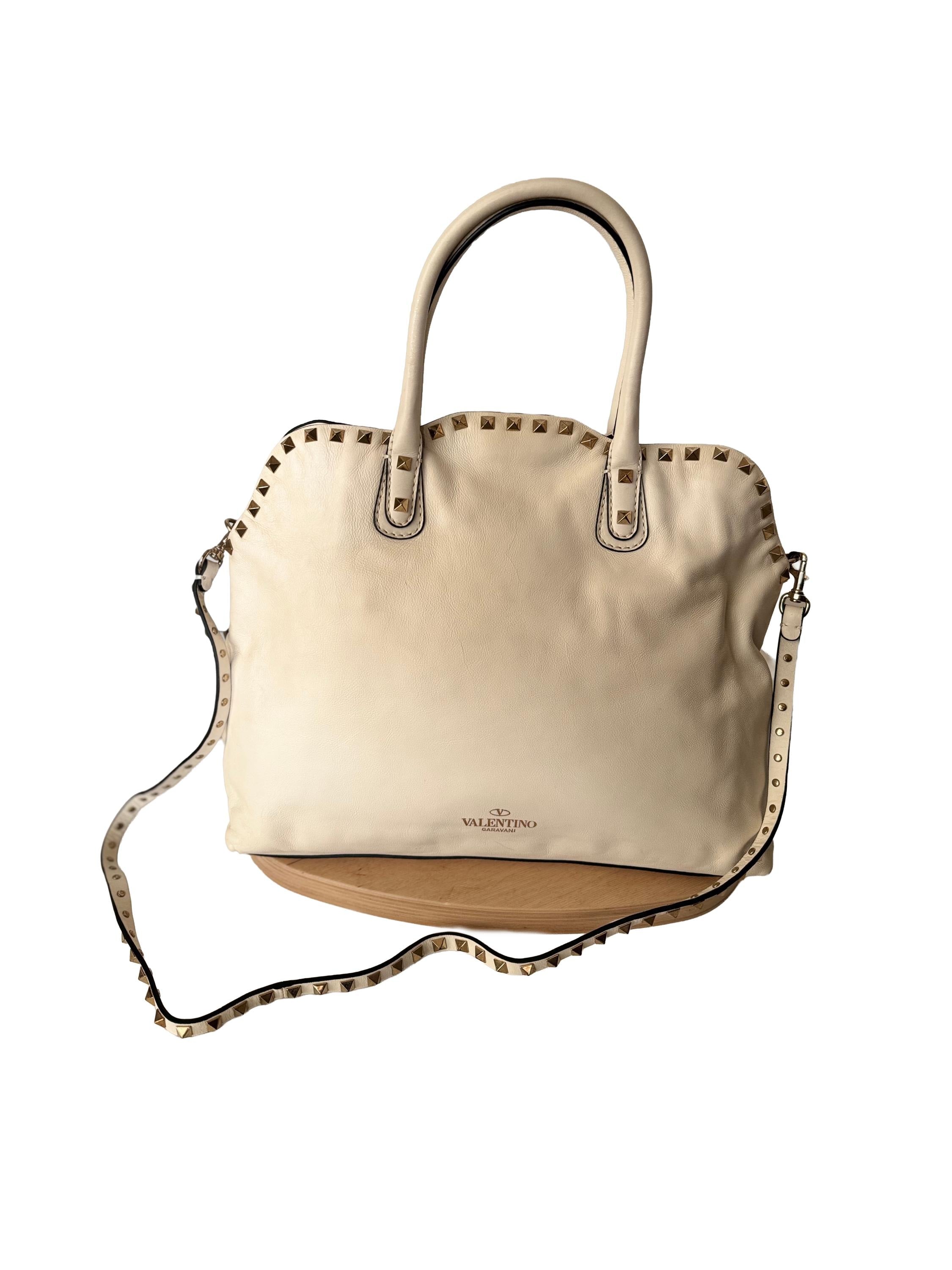 Valentino Garavani Rockstud E/W Top Handle Bag