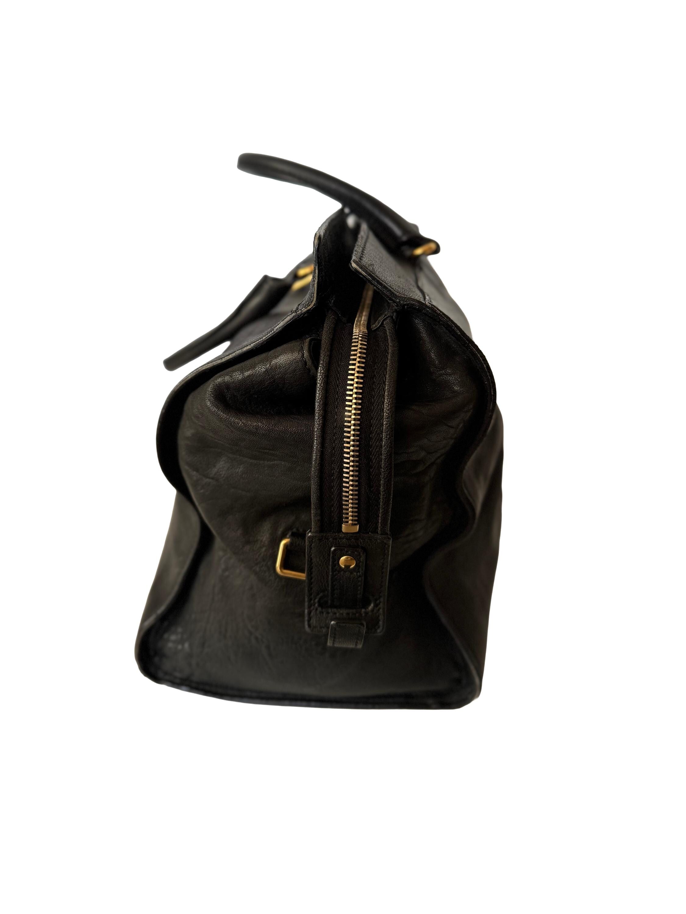 Saint Laurent Cabas Chyc Tote, Black