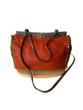 Valentino Garavani Rockstud tote bag in multicolor leather