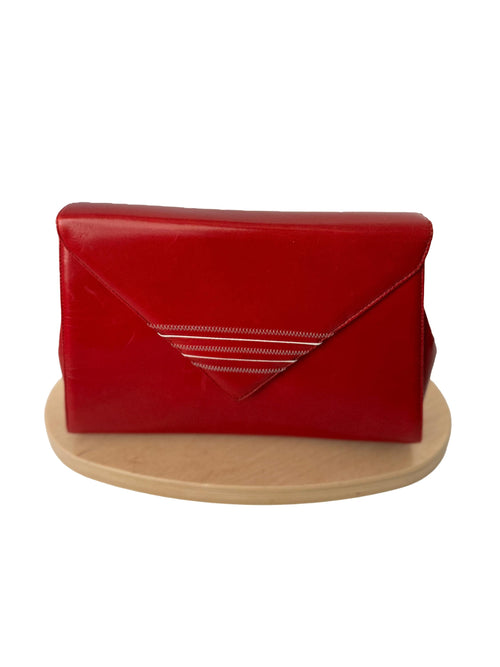 Bruno Magli Red Clutch