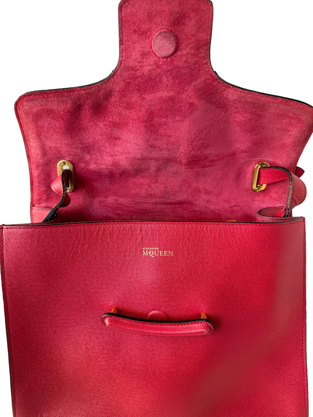 Alexander McQueen Heroine Shoulder Bag, Red