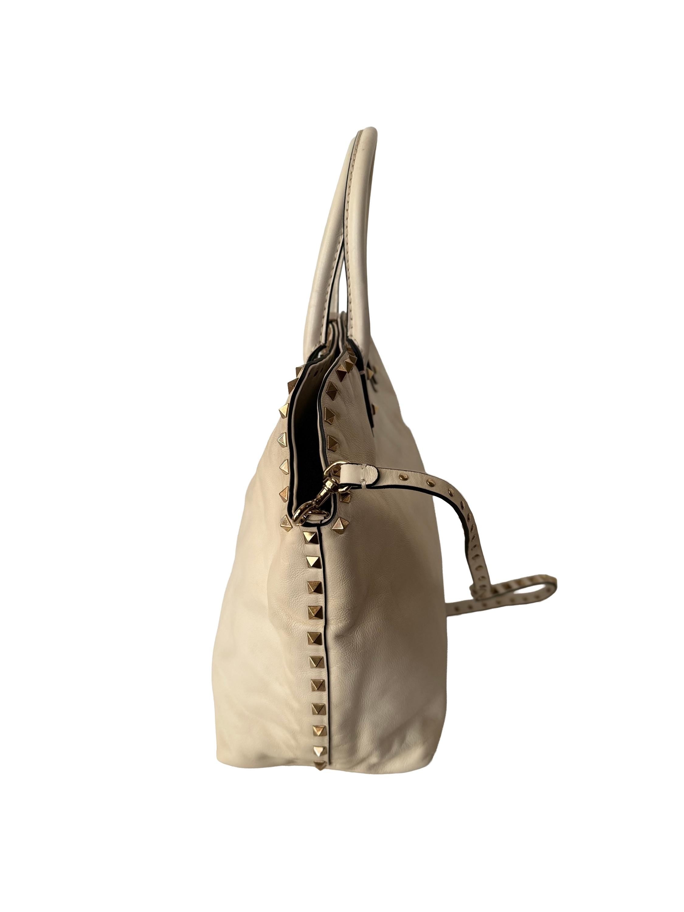 Valentino Garavani Rockstud E/W Top Handle Bag