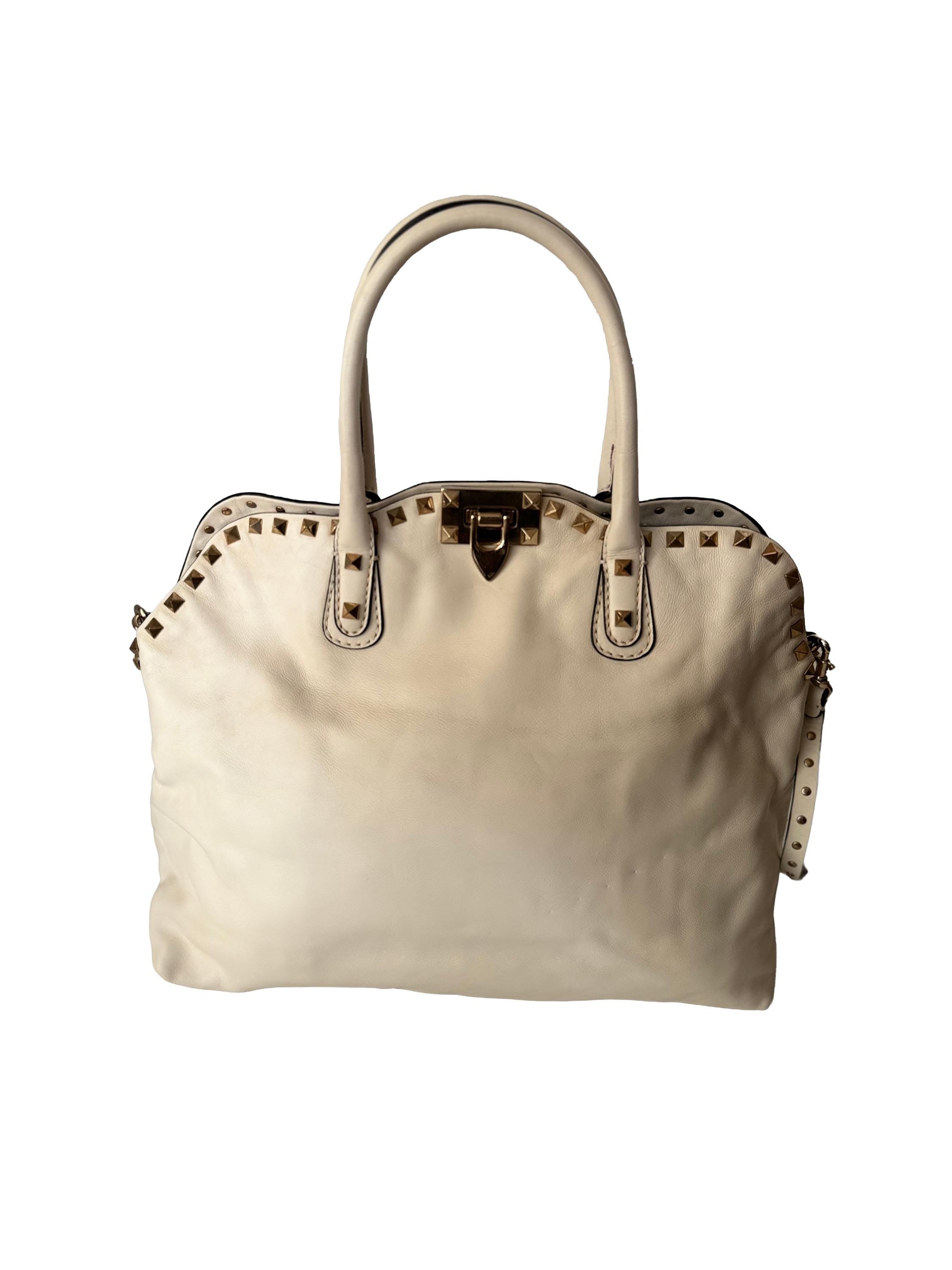 Valentino Garavani Rockstud E/W Top Handle Bag