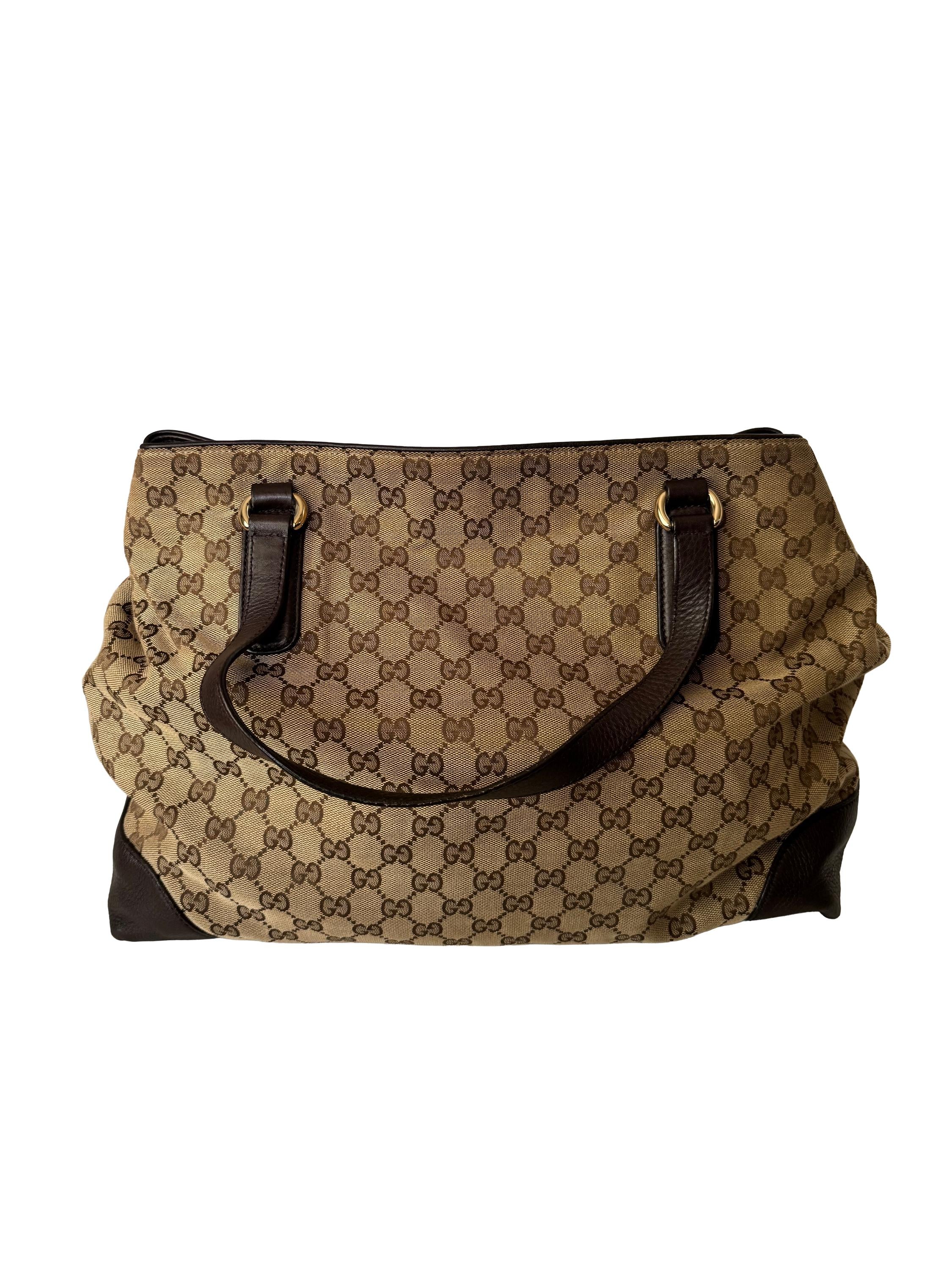 Gucci Dressage Tote GG Canvas