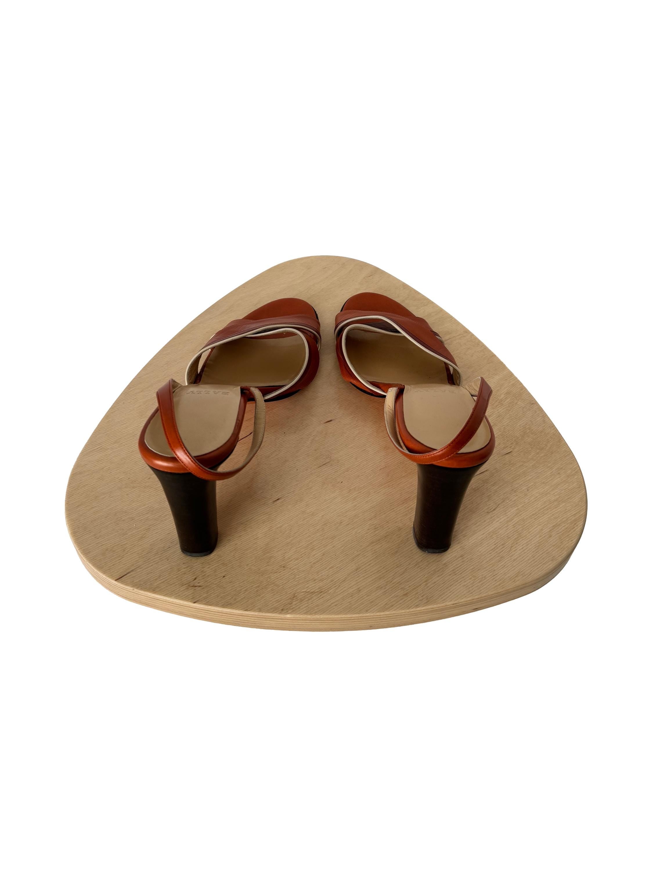 Bally Criss Cross Sandal Heels