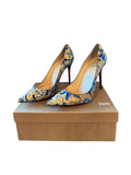 Christian Louboutin Python Graffiti Pigalle Blue