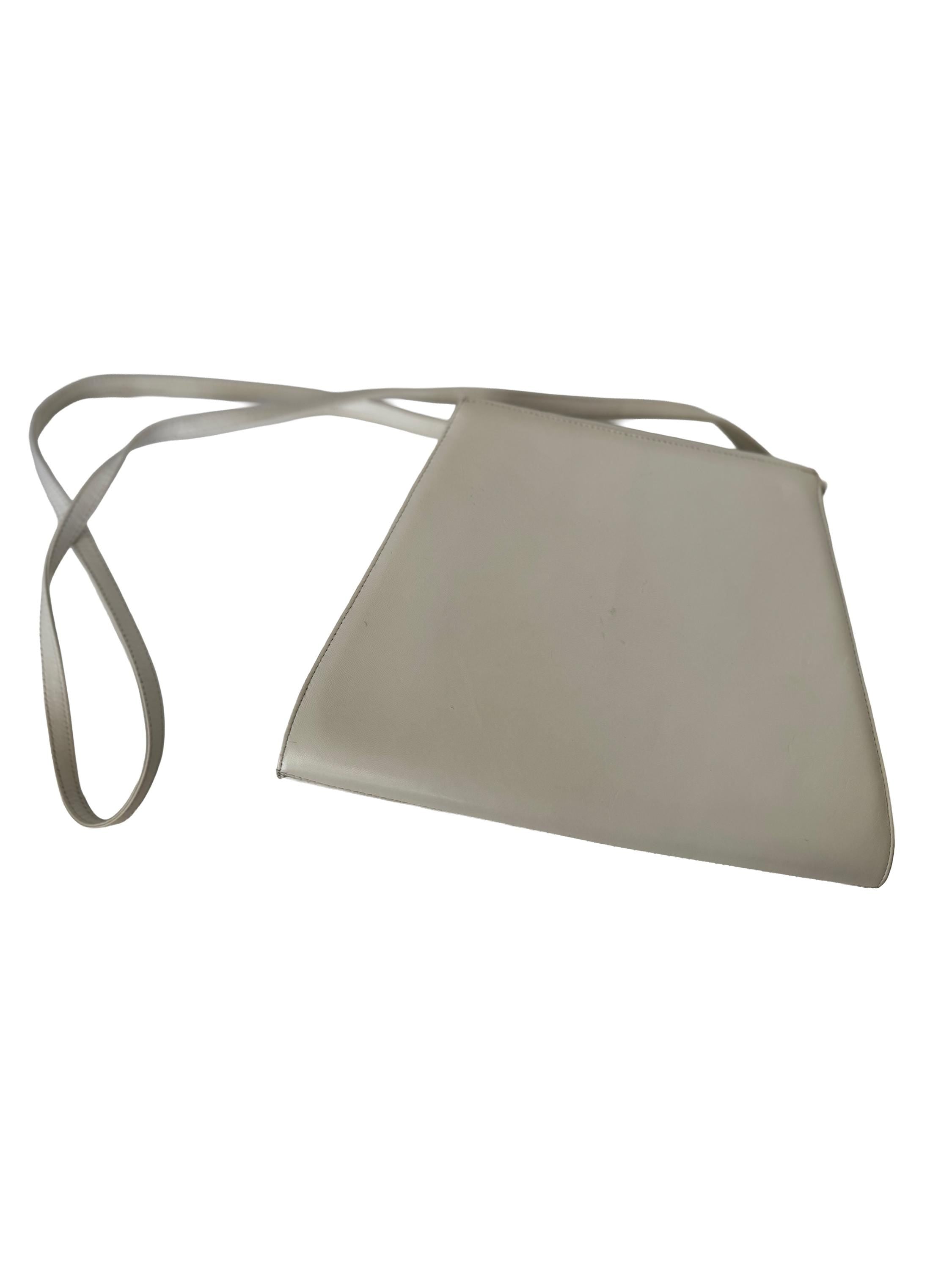 Bruno Magli Red and White Leather Crossbody Bag