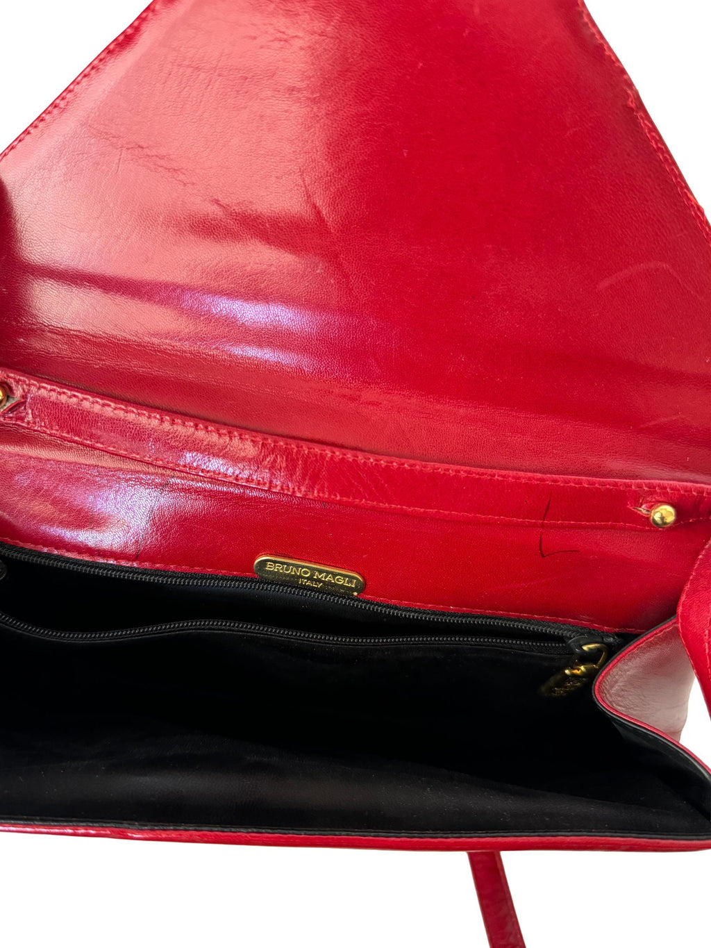 Bruno Magli Red Clutch
