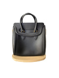 Alexander McQueen Heroine Satchel Bag, Black