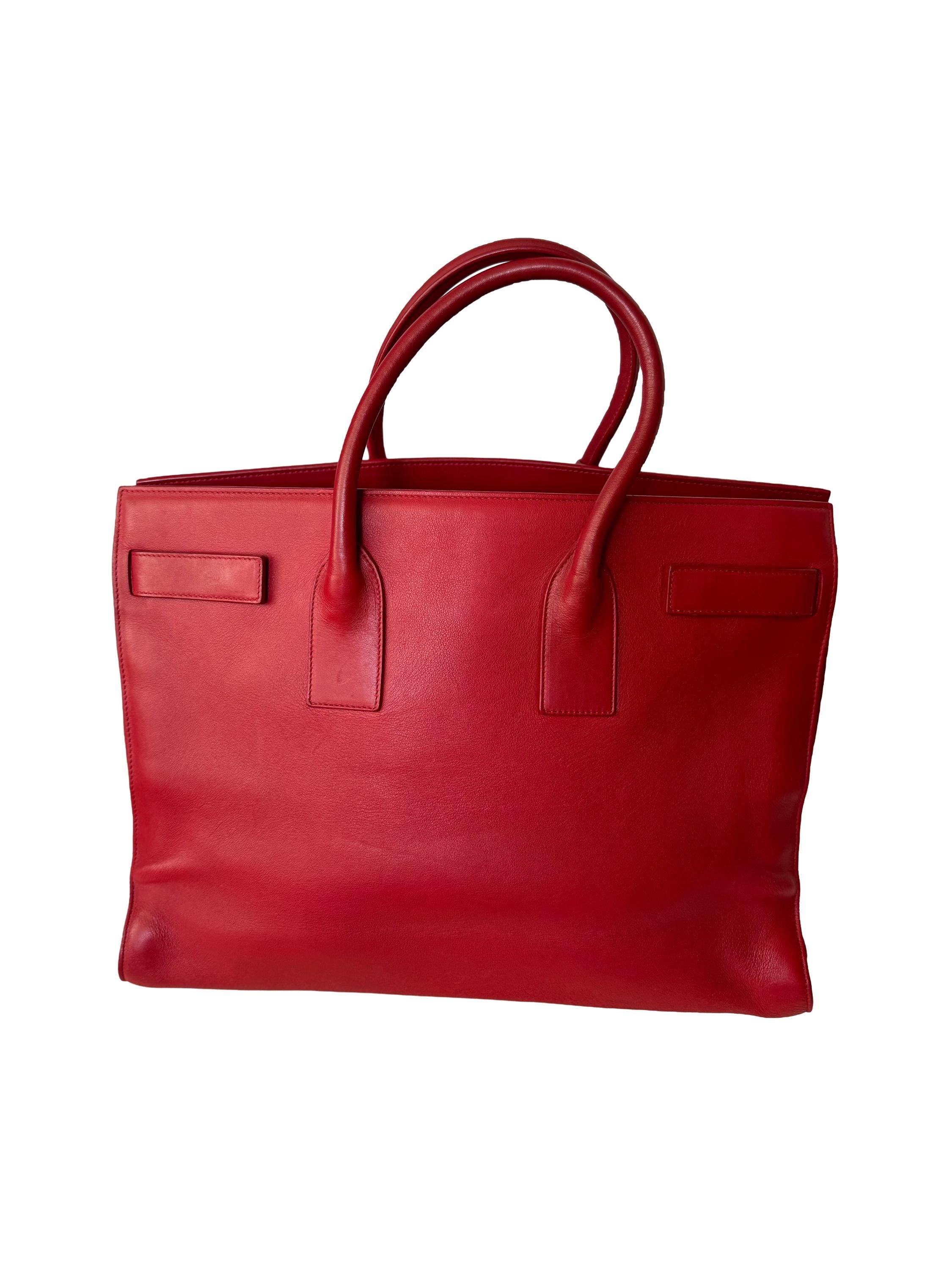 Saint Laurent Sac de Jour, Red