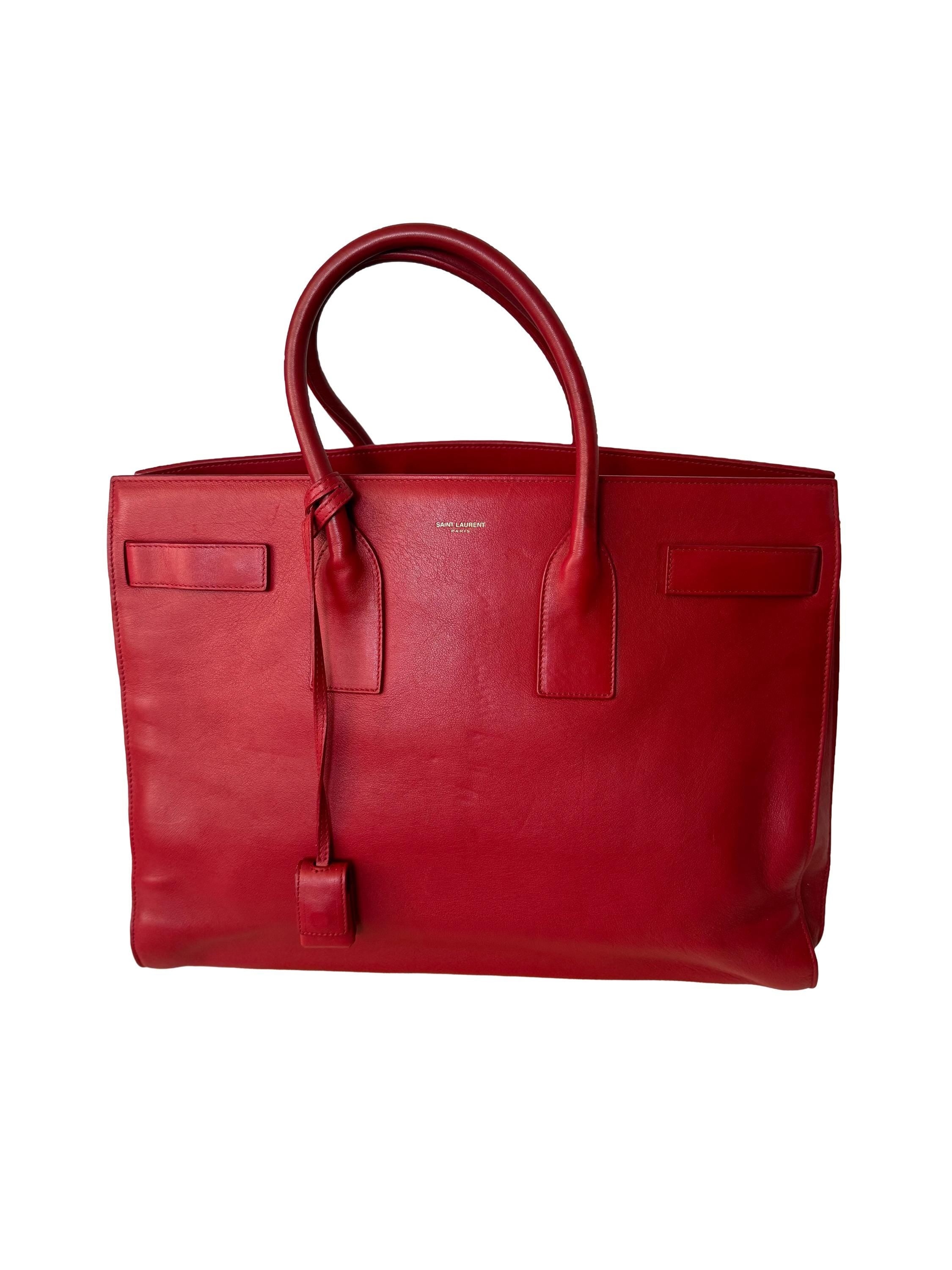 Saint Laurent Sac de Jour, Red