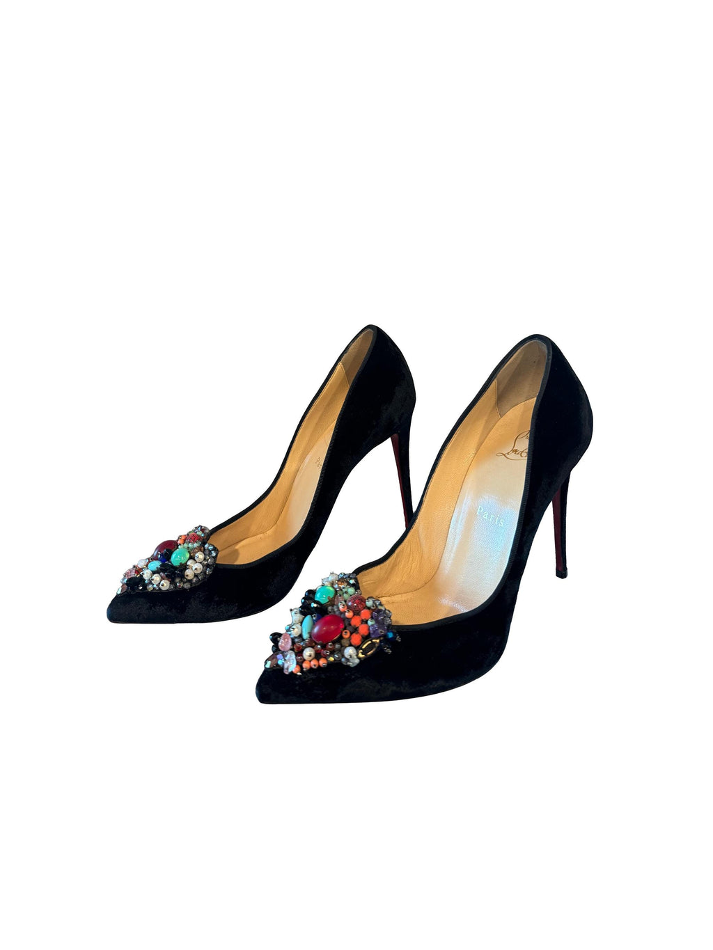 Christian Louboutin Diva Cora 100 Velvet/GG