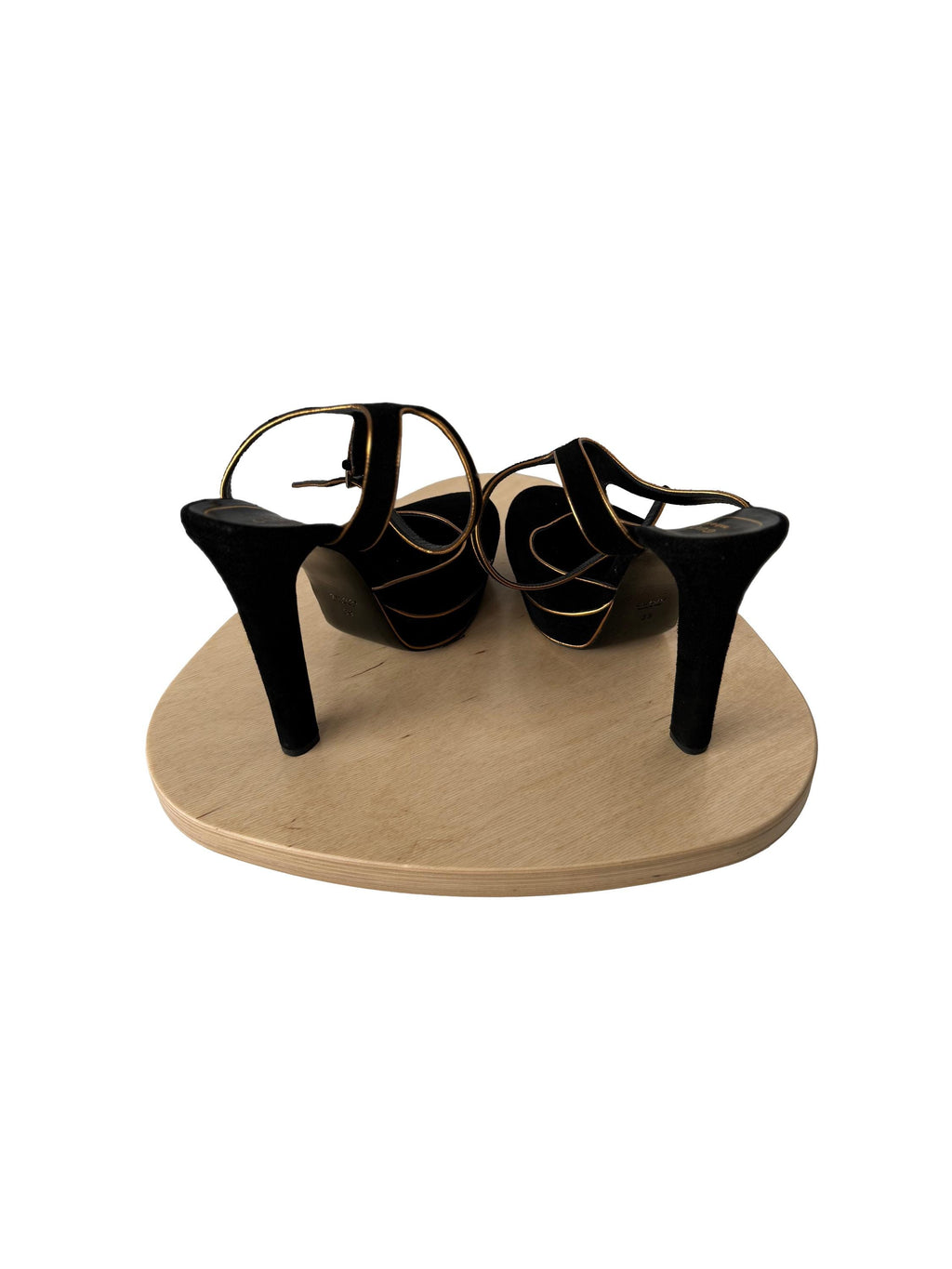 Gucci Huston Mary Jane Platform Suede Pumps