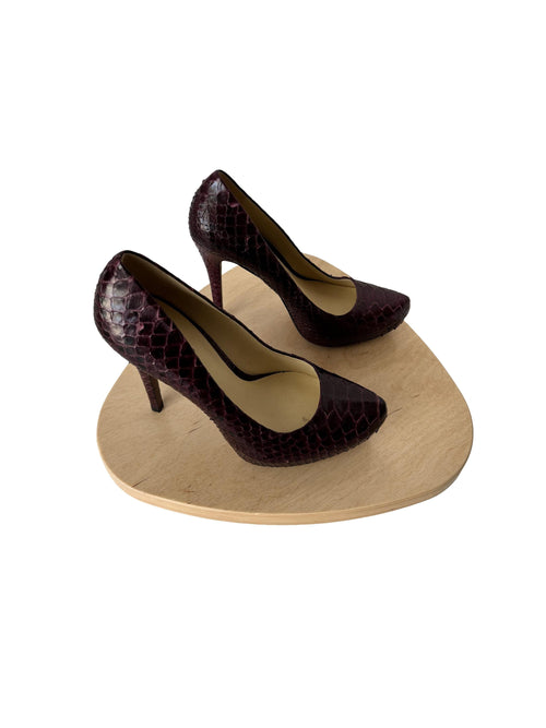 Alexandre Birman Python Print Heels