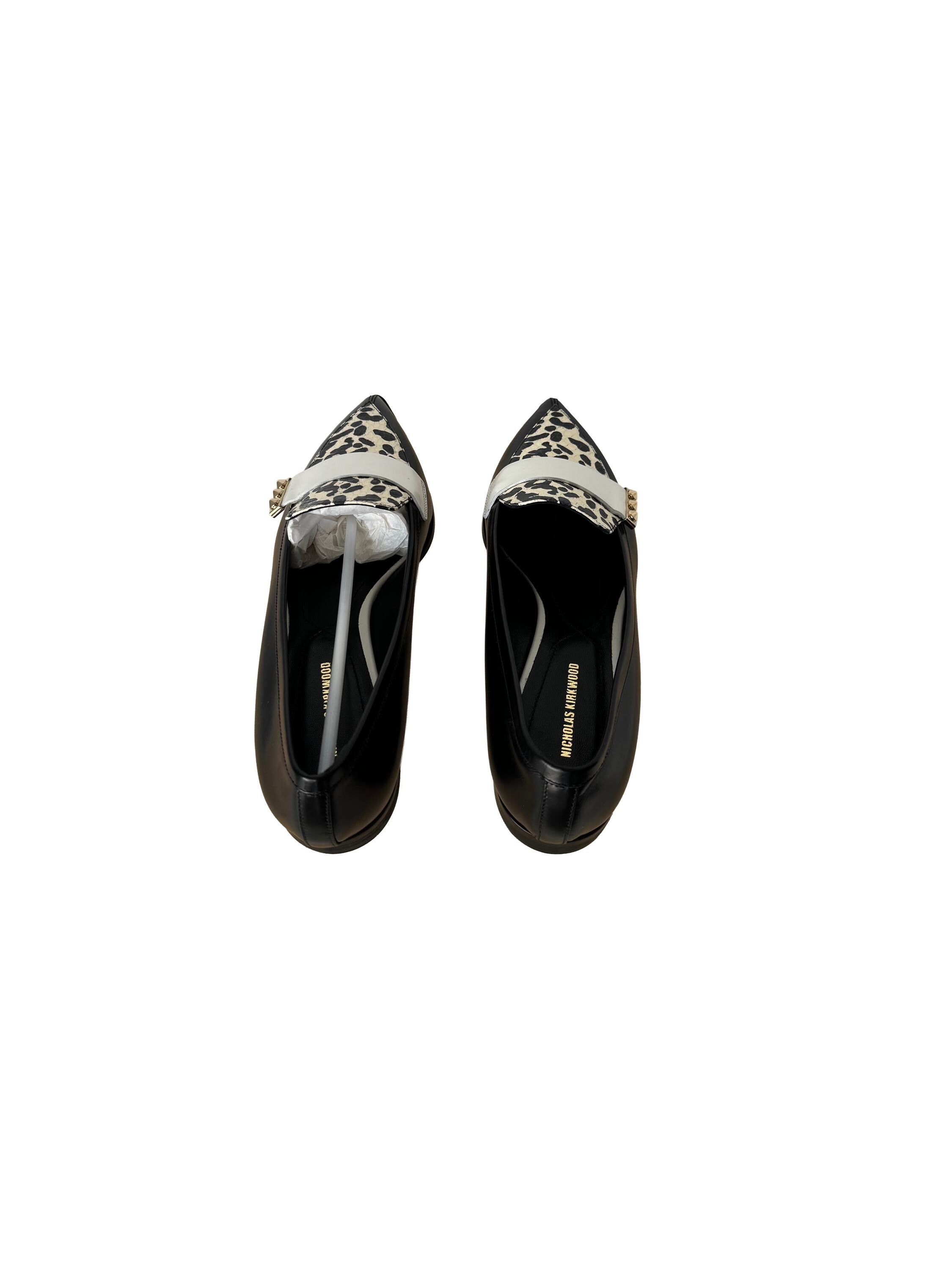 Nicholas Kirkwood Beya Leather Loafers
