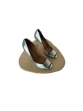 Sigerson Morrison Silver Vero Couio Heels