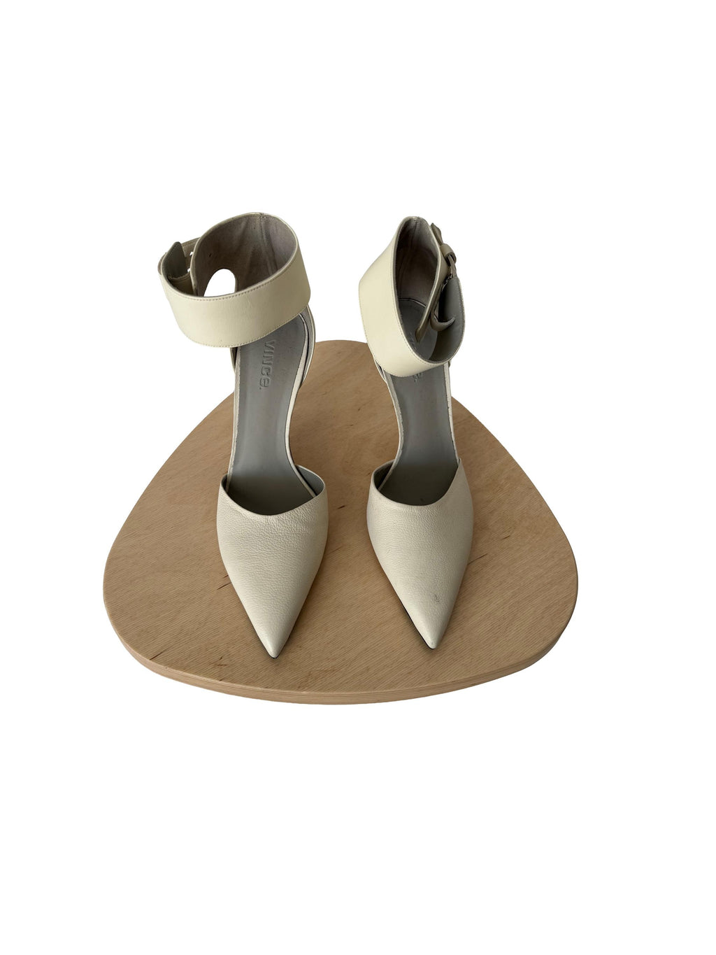 Vince Ada Ankle Strap Leather Pumps