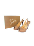 Christian Louboutin N* Prive 120 Jazz Calf Nude