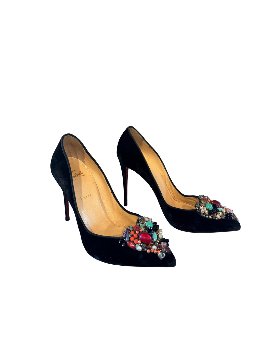 Christian Louboutin Diva Cora 100 Velvet/GG