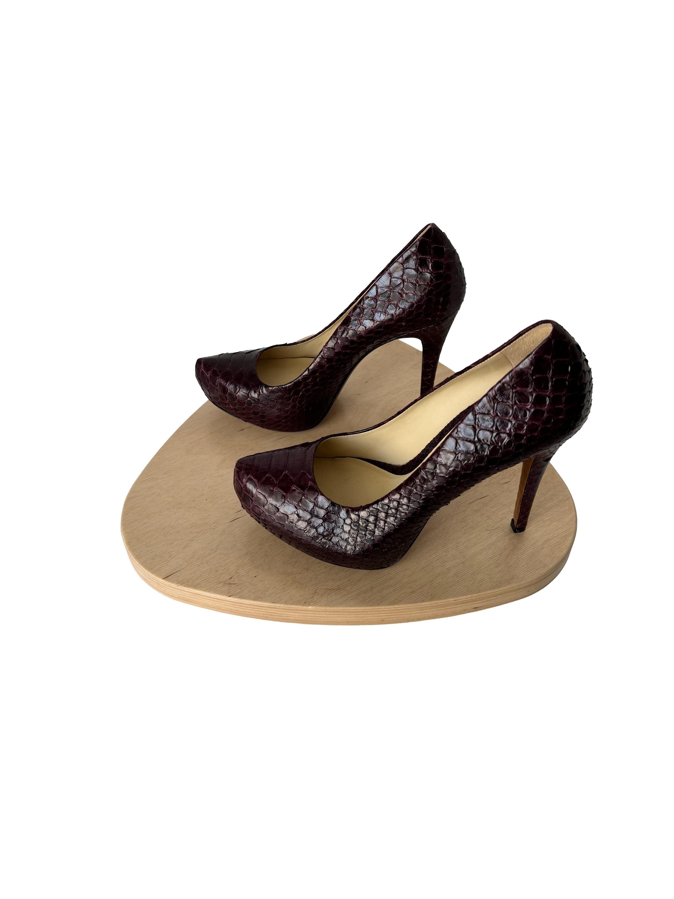 Alexandre Birman Python Print Heels