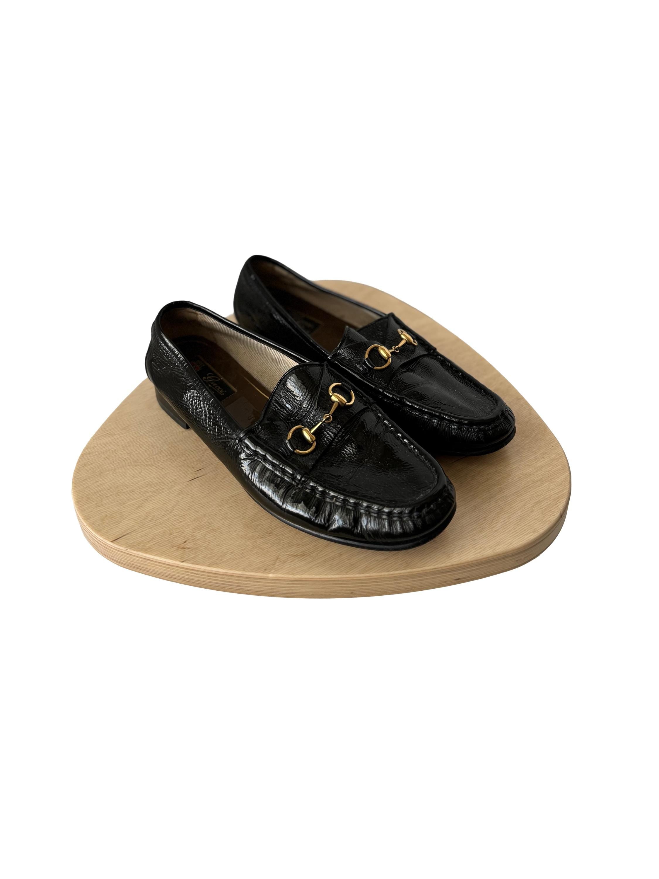 Gucci 1953 Horsebit Loafer, Black Patent Leather
